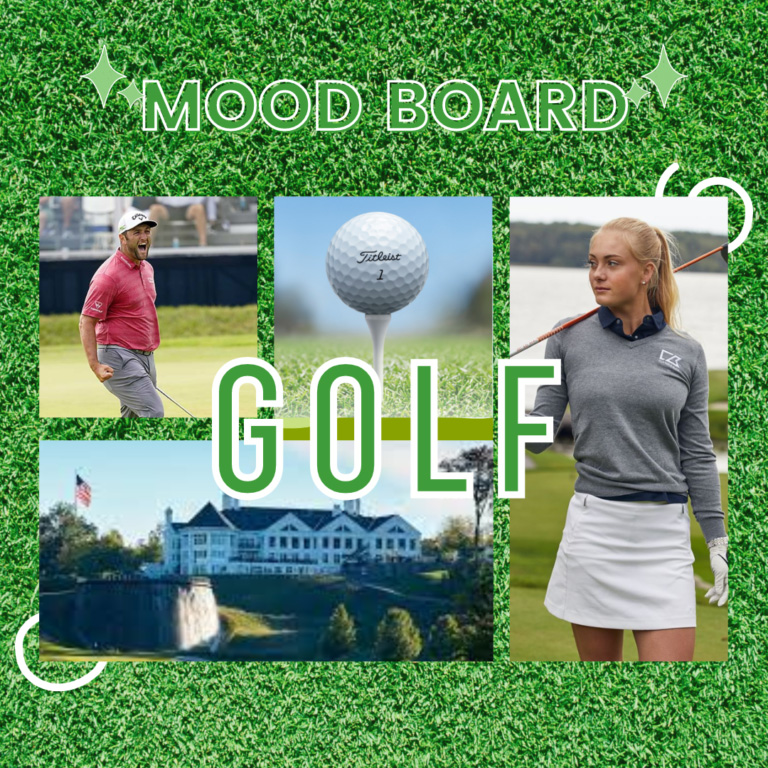 Sonic Promos mood board golf