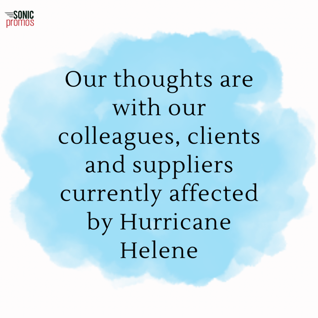 Our thoughts are with our colleagues, clients and suppliers who are currently effected by Hurricane Helene