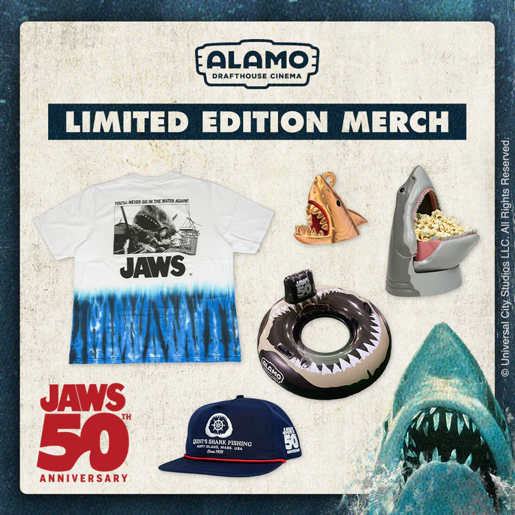 Jaws_Merch_AlamoMart_Banner_1080x1080_V2 - Sonic Promos | Custom Promotional Items
