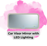 Copy of Custom promo products blog image 10 - Sonic Promos | Custom Promotional Items an image of the Car Visor Mirror with LED Lighting