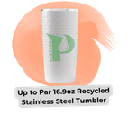 An image of the Up to Par 16.9oz Recycled Stainless STeel Tumbler