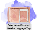 An image of the Colorpulse Passport Holder Luggage Tag