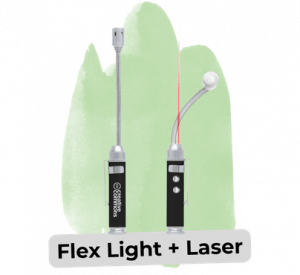 An image of the flex light and laser