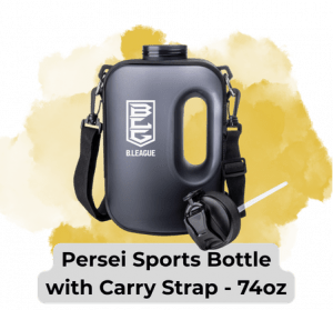 An image of the Persei Sports Bottle with Carry Strap