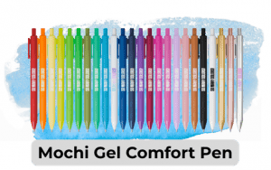Image of all the mochi gel comfort pen colors