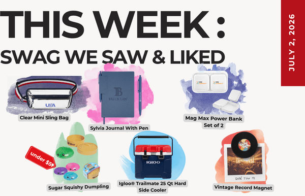 A collection of all the items in the post with bold 'THIS WEEK' text and a red date ribbon (July 2, 2026)