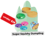blog headers 15 - Sonic Promos | Custom Promotional Items An image of the assorted colors of Sugar Squishy Dumpling toys