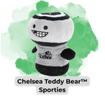 blog headers 23 - Sonic Promos | Custom Promotional Items A Chelsea Teddy Bear Sporties plush in the hockey puck style. The head is a puck with a face and a missing tooth.