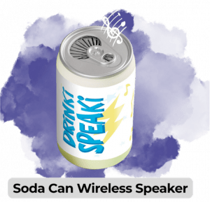 swag we saw and liked 86 - Sonic Promos | Custom Promotional Items Image of a soda can wireless speaker